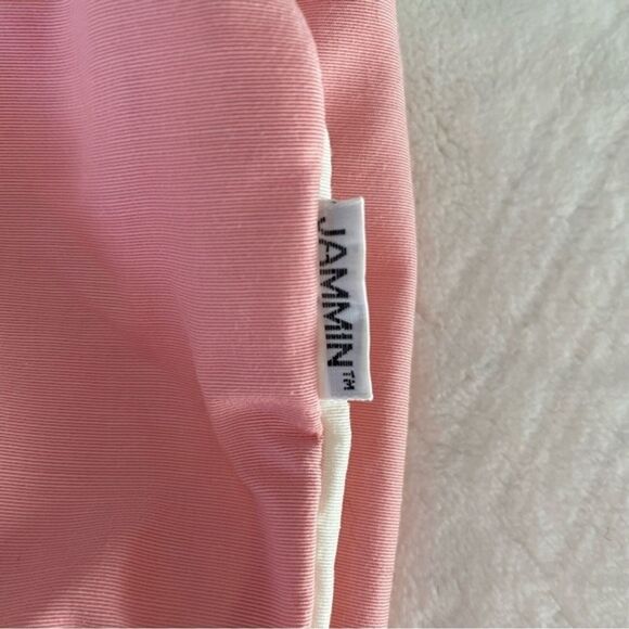 VTG Jammin Y2K Large Maui Logo Windbreaker Striped Pullover Retro Preppy Jacket - Picture 9 of 11